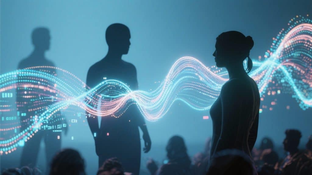 인간 감정의 파동을 시각화한 몰입형 설치 예술