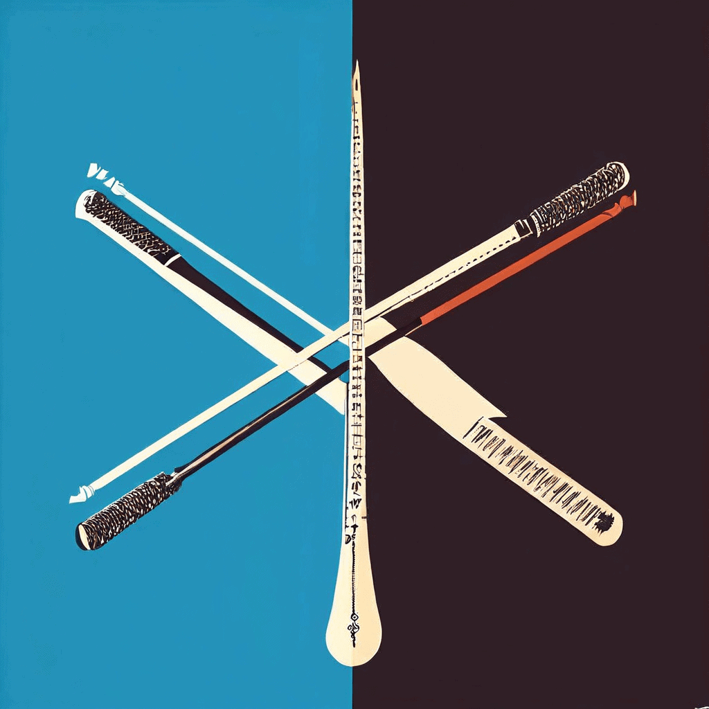 전통적인 채찍과 현대적 데이터 차트가 화살표로 연결된 분할 이미지로, 야구 투수 평가의 패러다임 변화를 상징합니다.