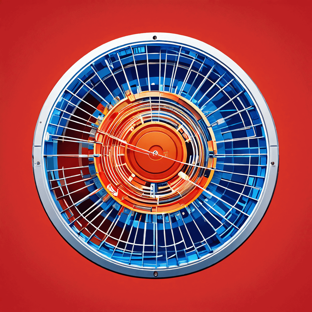 테니스 라켓 스트링의 장력과 공의 반발력을 단면도로 보여주며, 동적인 에너지 벡터와 압축파가 충돌 시의 물리적 원리를 시각화한 이미지입니다.