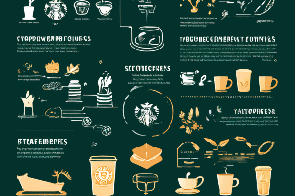 스타벅스 리워드 프로그램의 고객 구매 심리를 분석한 인포그래픽으로, 진행률 표시줄과 한정성 아이콘 같은 심리적 유인 요인이 소비 결정에 미치는 영향을 설명합니다.