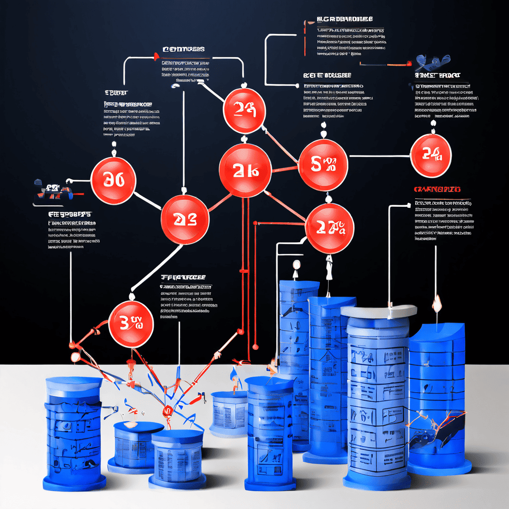 로또 응모자 선호를 보여주는 한 보험사 순서도가 향후 이익 상승 그래프를 가리키며 수익성 연관성을 시각적으로 설명하는 이미지입니다.