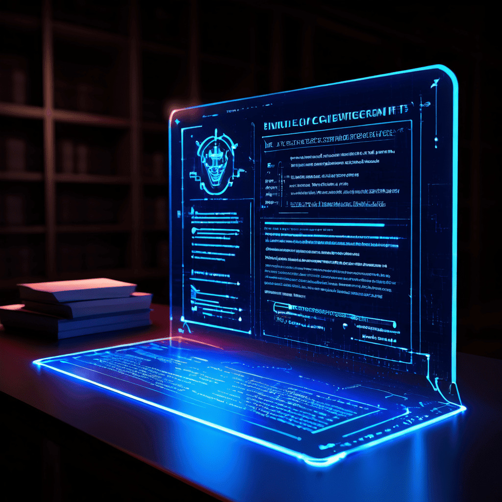 법률 문서와 디지털 채팅 인터페이스가 결합하여 문서 구조 내에 숨겨진 위험 데이터와 경고 기호를 드러내는 개념을 시각화한 이미지입니다.